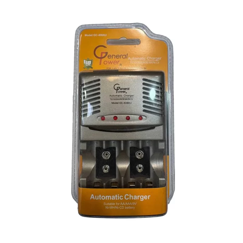 شارژر باطری ۴ تایی اتوماتیک ۴۰۸ جنرال پاور